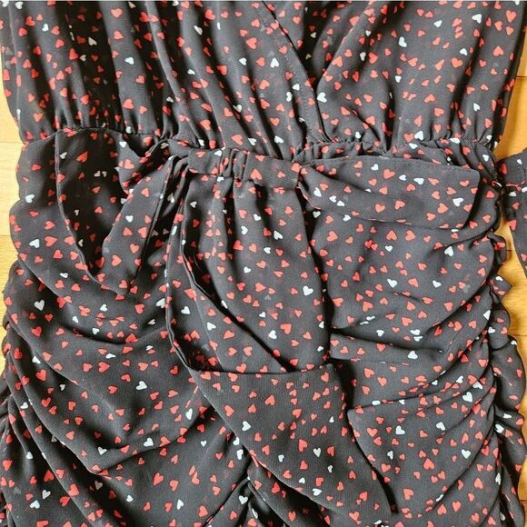 Zara Heart Print Dress - Picture 6 of 9